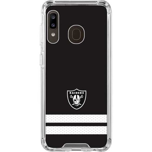 NFL Las Vegas Raiders Shutout Galaxy A30 Clear Case