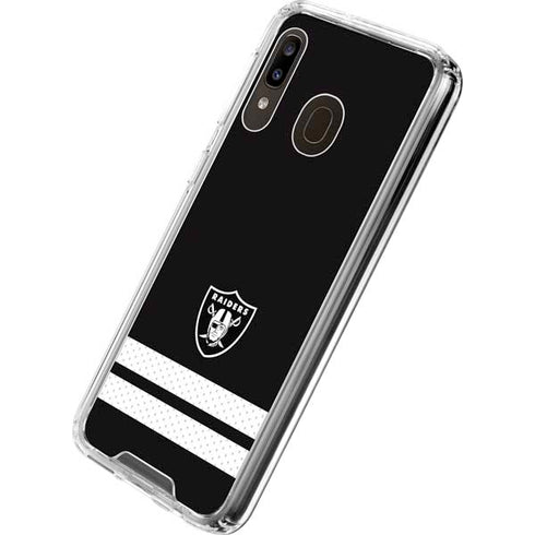 NFL Las Vegas Raiders Shutout Galaxy A30 Clear Case