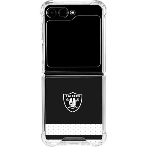 NFL Las Vegas Raiders Shutout Galaxy Z Flip5 5G Clear Case