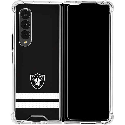 NFL Las Vegas Raiders Shutout Galaxy Z Fold4 5G Clear Case