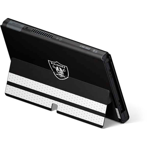 NFL Las Vegas Raiders Shutout Nintendo Switch OLED (2021) Skin