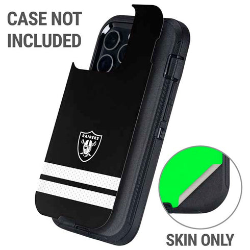 NFL Las Vegas Raiders Shutout Otterbox Defender iPhone Skin
