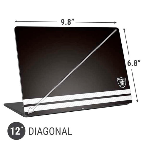 NFL Las Vegas Raiders Shutout Universal Laptop 12in (9.8 x 6.8in) Skin