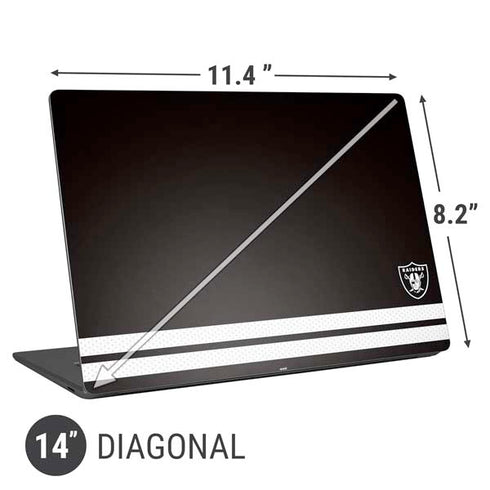 NFL Las Vegas Raiders Shutout Universal Laptop 14in (11.4 x 8.2in) Skin
