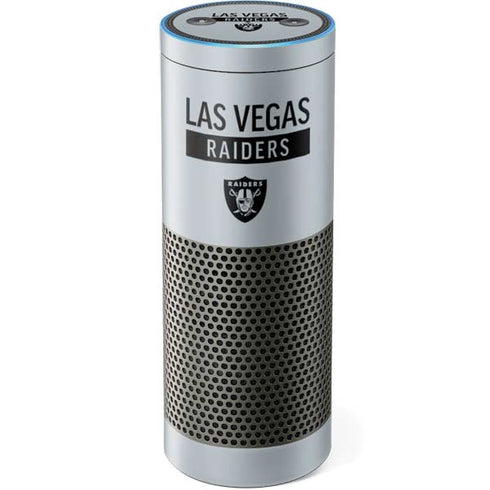 NFL Las Vegas Raiders Silver Performance Series Amazon Echo Skin