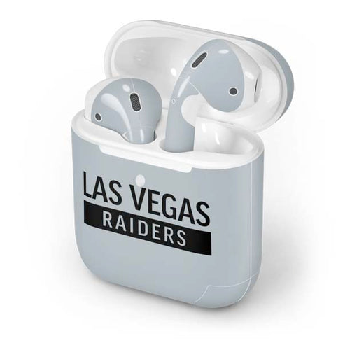 NFL Las Vegas Raiders Silver Performance Series Apple AirPods 2 Skin