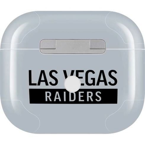 NFL Las Vegas Raiders Silver Performance Series Apple AirPods (3rd Gen 2021) Skin