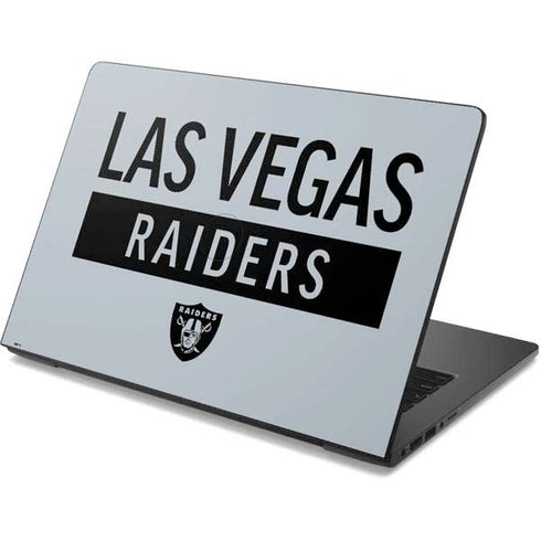 NFL Las Vegas Raiders Silver Performance Series Dell Chromebook Skin