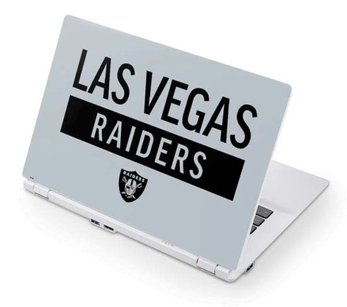 NFL Las Vegas Raiders Silver Performance Series Acer Chromebook Skin