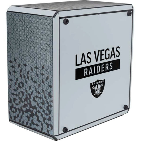 NFL Las Vegas Raiders Silver Performance Series Cooler Master MasterBox Q300L Mini Tower Skin