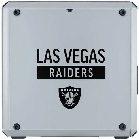 NFL Las Vegas Raiders Silver Performance Series Cooler Master MasterBox Q300L Mini Tower Skin