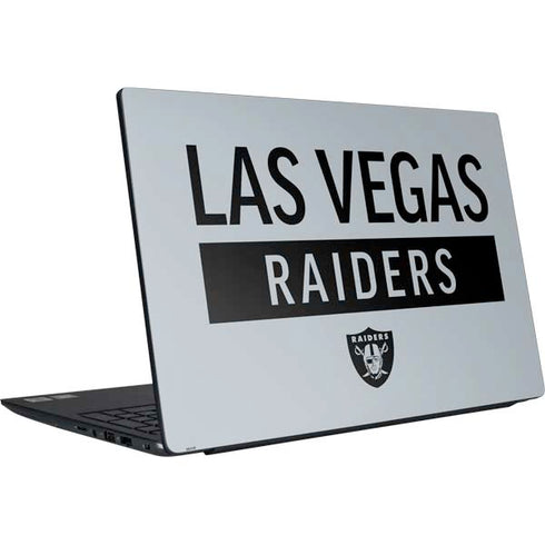 NFL Las Vegas Raiders Silver Performance Series Dell Vostro Skin