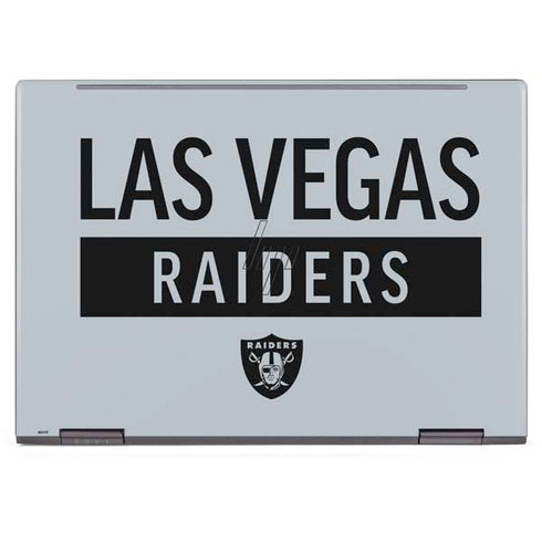 NFL Las Vegas Raiders Silver Performance Series HP Envy Skin