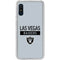 NFL Las Vegas Raiders Silver Performance Series Galaxy A10e Clear Case