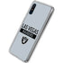 NFL Las Vegas Raiders Silver Performance Series Galaxy A10e Clear Case