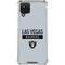 NFL Las Vegas Raiders Silver Performance Series Galaxy A12 Clear Case