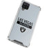 NFL Las Vegas Raiders Silver Performance Series Galaxy A12 Clear Case