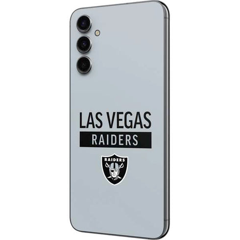 NFL Las Vegas Raiders Silver Performance Series Galaxy A14 5G Skin