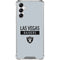 NFL Las Vegas Raiders Silver Performance Series Galaxy A15 5G Clear Case