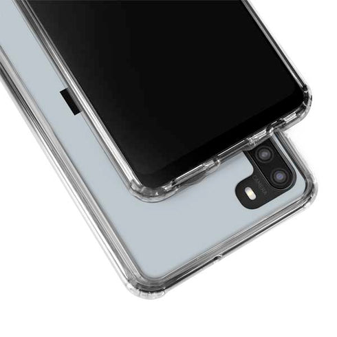 NFL Las Vegas Raiders Silver Performance Series Galaxy A21 Clear Case