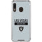 NFL Las Vegas Raiders Silver Performance Series Galaxy A30 Clear Case
