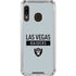 NFL Las Vegas Raiders Silver Performance Series Galaxy A30 Clear Case