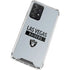 NFL Las Vegas Raiders Silver Performance Series Galaxy A52 5G Clear Case