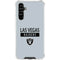 NFL Las Vegas Raiders Silver Performance Series Galaxy A54 5G Clear Case