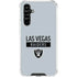 NFL Las Vegas Raiders Silver Performance Series Galaxy A54 5G Clear Case