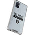 NFL Las Vegas Raiders Silver Performance Series Galaxy A71 5G Clear Case