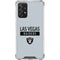 NFL Las Vegas Raiders Silver Performance Series Galaxy A72 5G Clear Case