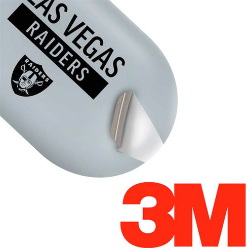 NFL Las Vegas Raiders Silver Performance Series Galaxy Buds Plus Skin