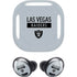NFL Las Vegas Raiders Silver Performance Series Galaxy Buds Pro Skin