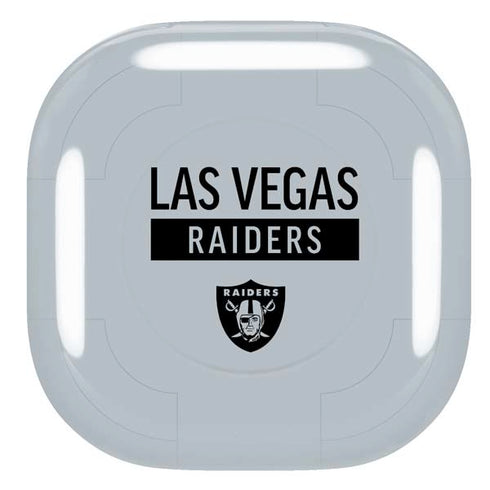 NFL Las Vegas Raiders Silver Performance Series Galaxy Buds Pro Skin