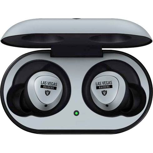 NFL Las Vegas Raiders Silver Performance Series Galaxy Buds Skin