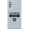 NFL Las Vegas Raiders Silver Performance Series Galaxy Note 10 Plus Skin