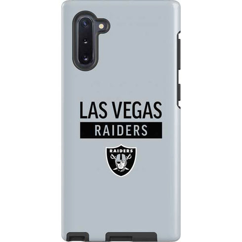 NFL Las Vegas Raiders Silver Performance Series Galaxy Note 10 Pro Case