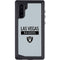 NFL Las Vegas Raiders Silver Performance Series Galaxy Note 10 Waterproof Case