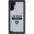 NFL Las Vegas Raiders Silver Performance Series Galaxy Note 10 Waterproof Case