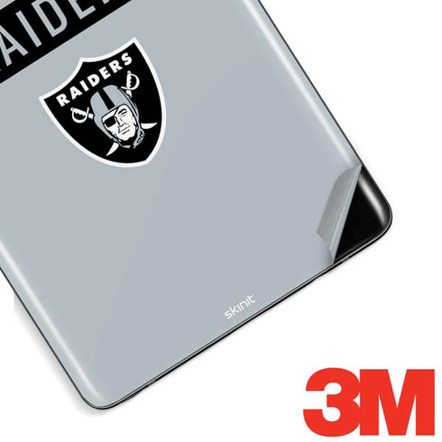 NFL Las Vegas Raiders Silver Performance Series Galaxy Note 8 Skin