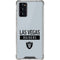 NFL Las Vegas Raiders Silver Performance Series Galaxy Note20 5G Clear Case