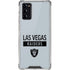 NFL Las Vegas Raiders Silver Performance Series Galaxy Note20 5G Clear Case