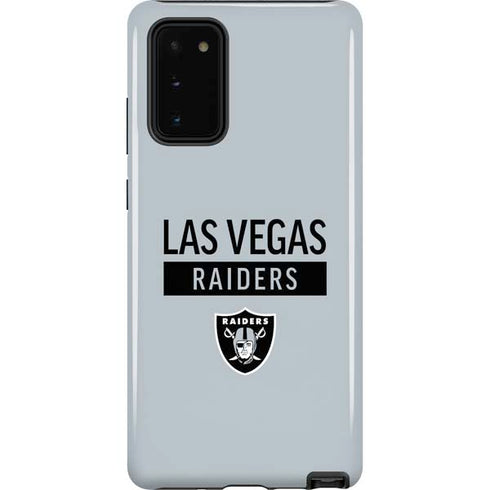NFL Las Vegas Raiders Silver Performance Series Galaxy Note20 5G Pro Case