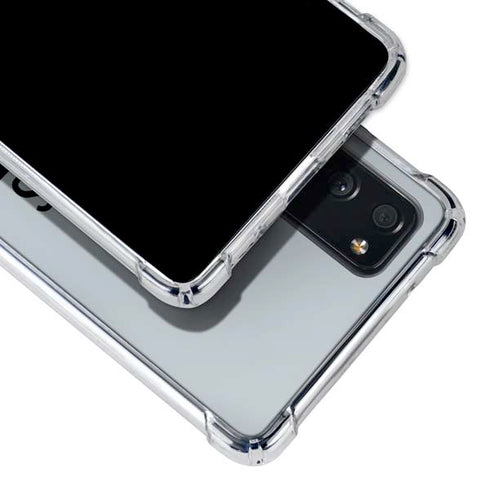 NFL Las Vegas Raiders Silver Performance Series Galaxy S20 FE Clear Case