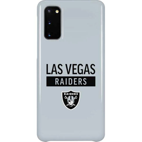 NFL Las Vegas Raiders Silver Performance Series Galaxy S20 Lite Case