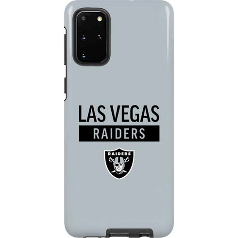 NFL Las Vegas Raiders Silver Performance Series Galaxy S20 Plus Pro Case