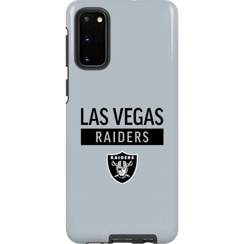 NFL Las Vegas Raiders Silver Performance Series Galaxy S20 Pro Case