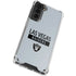 NFL Las Vegas Raiders Silver Performance Series Galaxy S21 5G Clear Case