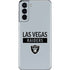 NFL Las Vegas Raiders Silver Performance Series Galaxy S21 5G Skin