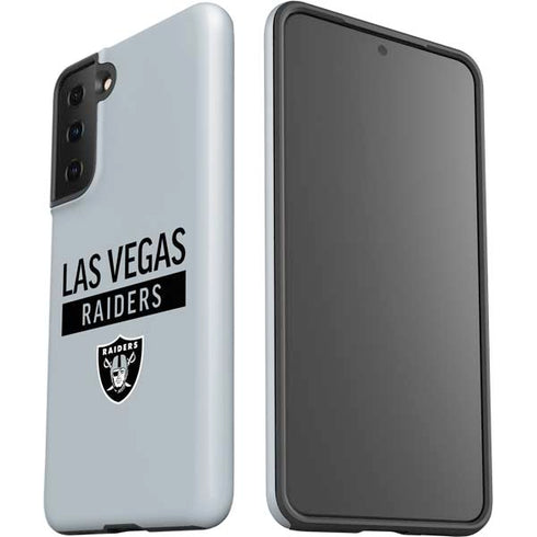 NFL Las Vegas Raiders Silver Performance Series Galaxy S21 FE Pro Case